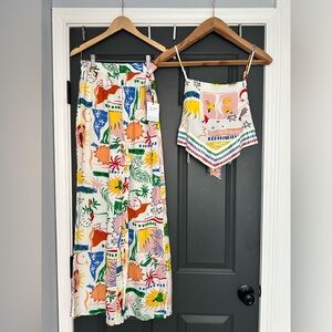 Japna 2 Piece Top and Pant Set Size Medium